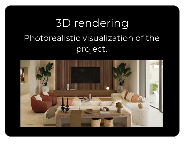 Photorealistic 3D visualization